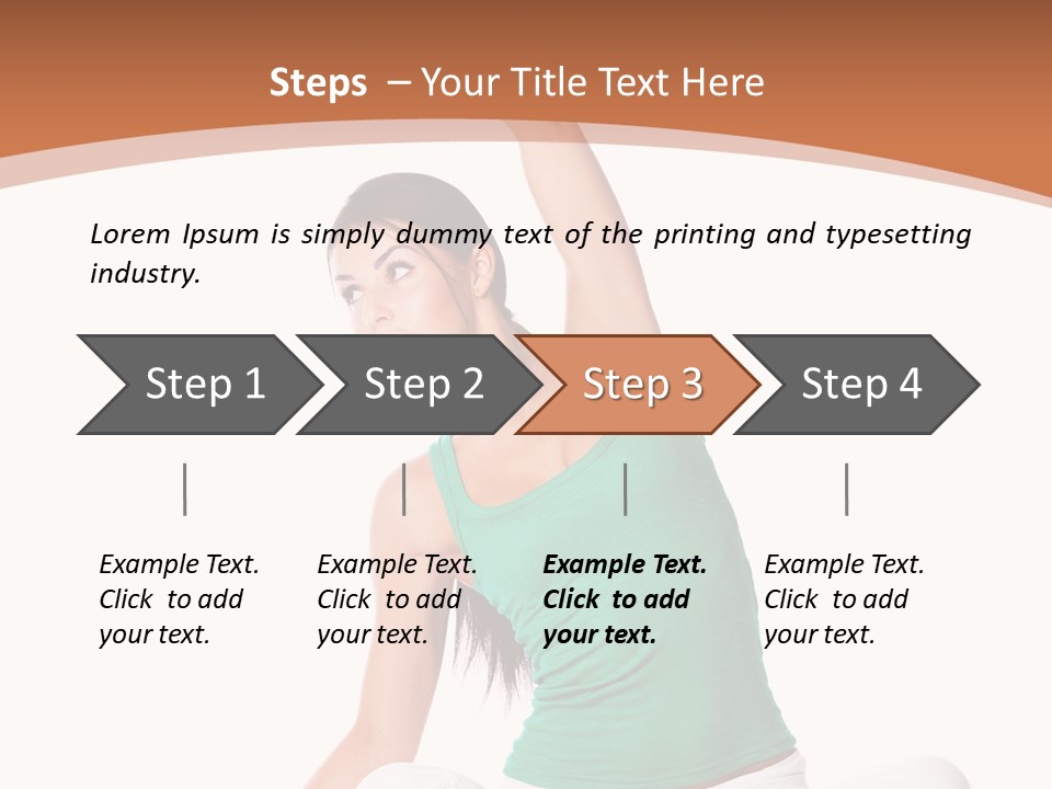 Weight Studio Train PowerPoint Template