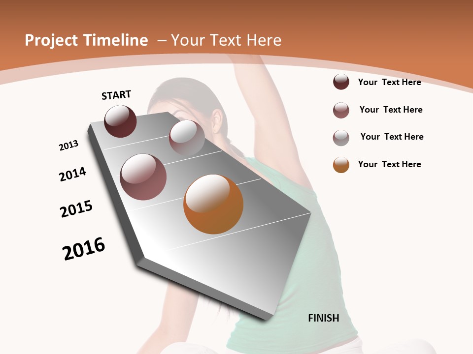 Weight Studio Train PowerPoint Template