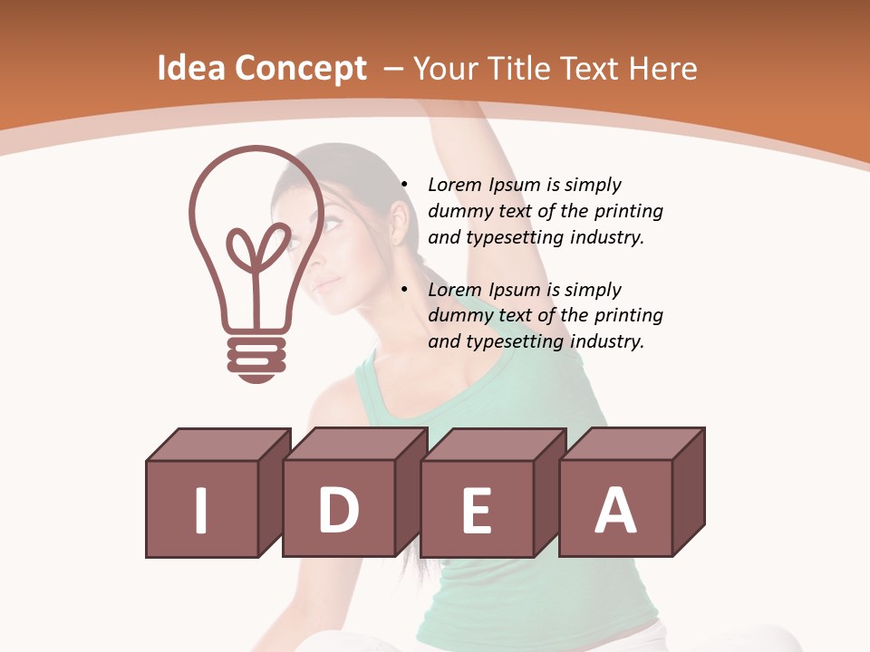 Weight Studio Train PowerPoint Template