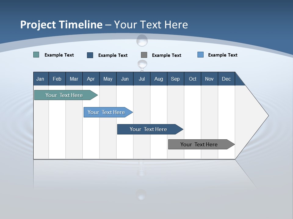 Drip Waterdrop Fresh PowerPoint Template