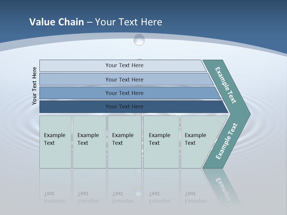 Drip Waterdrop Fresh PowerPoint Template