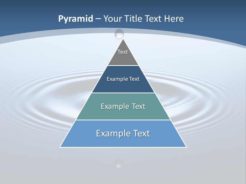 Drip Waterdrop Fresh PowerPoint Template