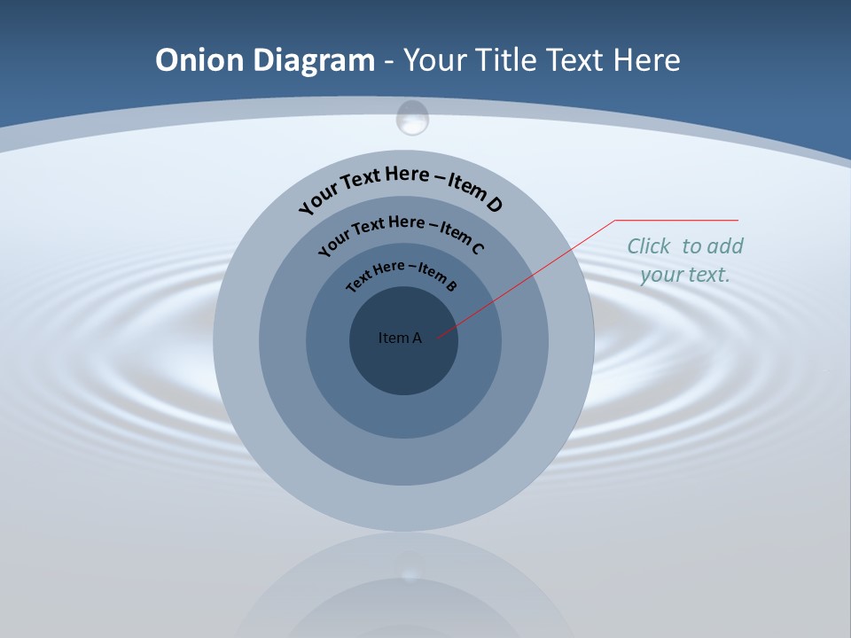 Drip Waterdrop Fresh PowerPoint Template