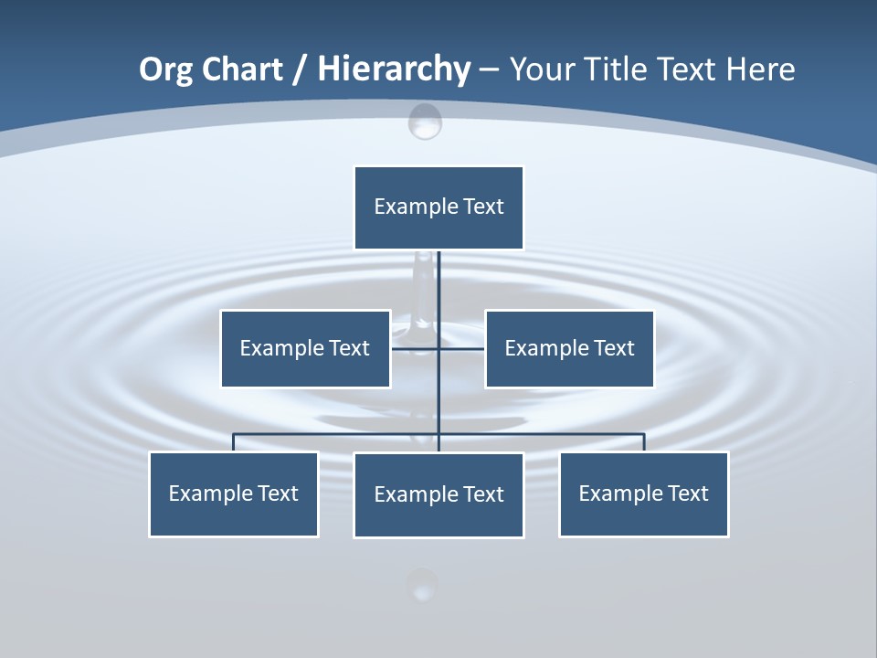Drip Waterdrop Fresh PowerPoint Template