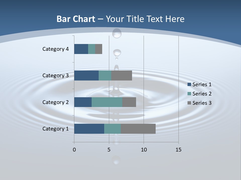 Drip Waterdrop Fresh PowerPoint Template