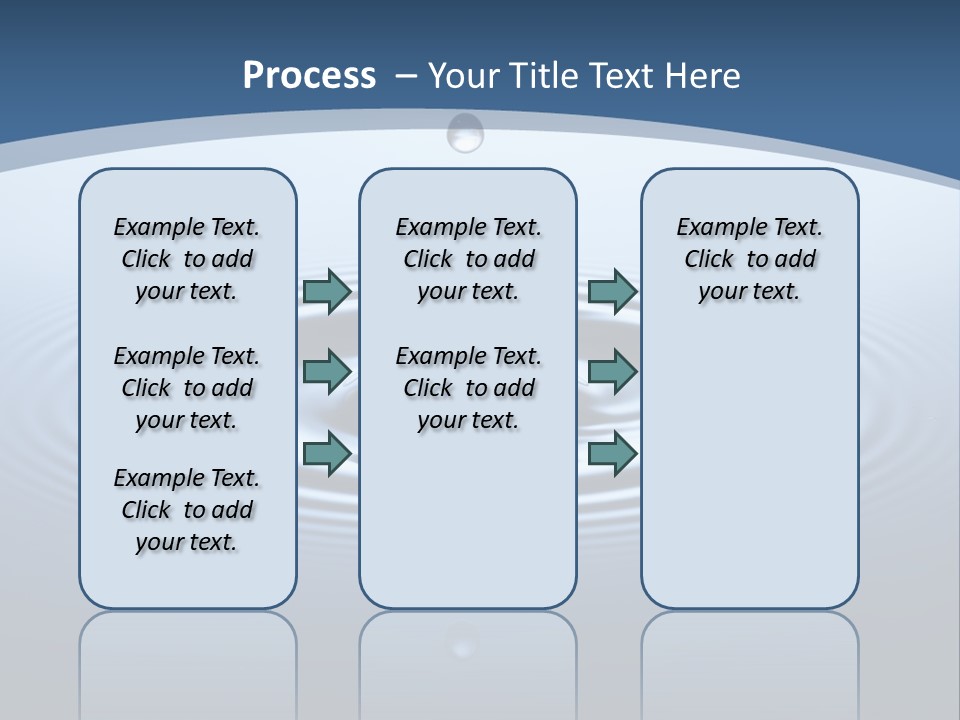 Drip Waterdrop Fresh PowerPoint Template
