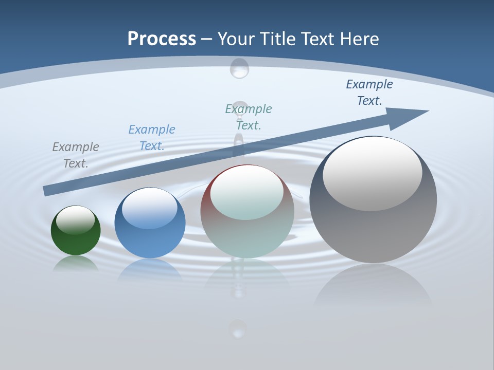 Drip Waterdrop Fresh PowerPoint Template