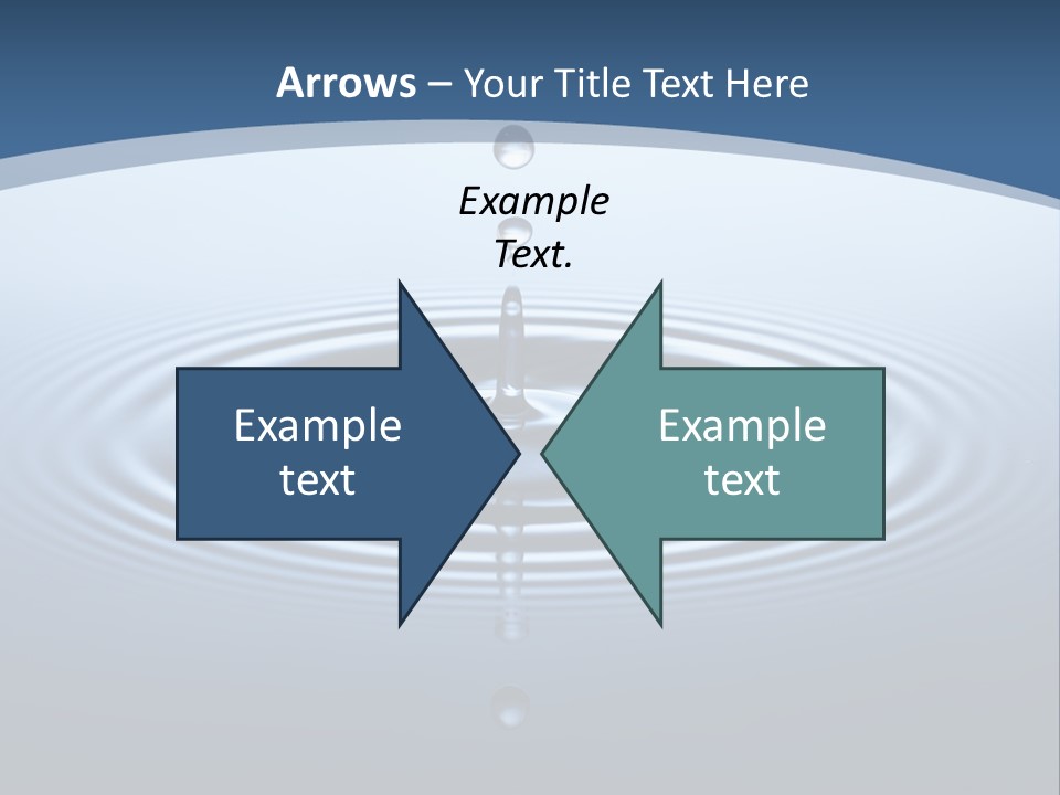 Drip Waterdrop Fresh PowerPoint Template