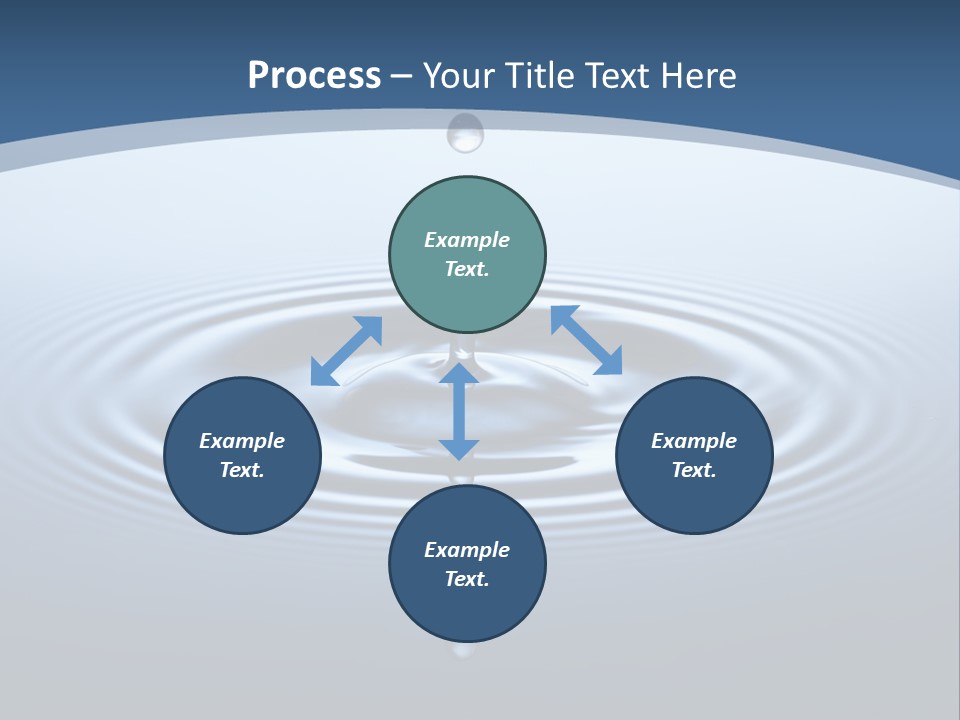 Drip Waterdrop Fresh PowerPoint Template