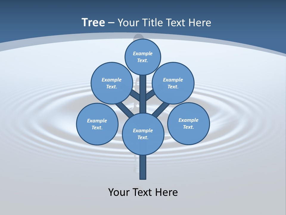 Drip Waterdrop Fresh PowerPoint Template