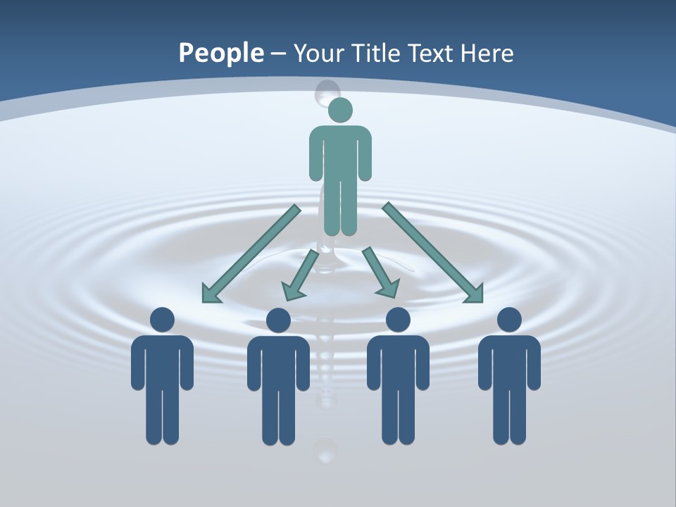 Drip Waterdrop Fresh PowerPoint Template