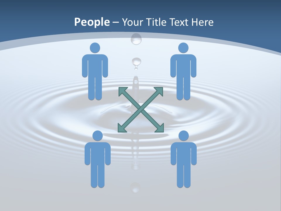 Drip Waterdrop Fresh PowerPoint Template