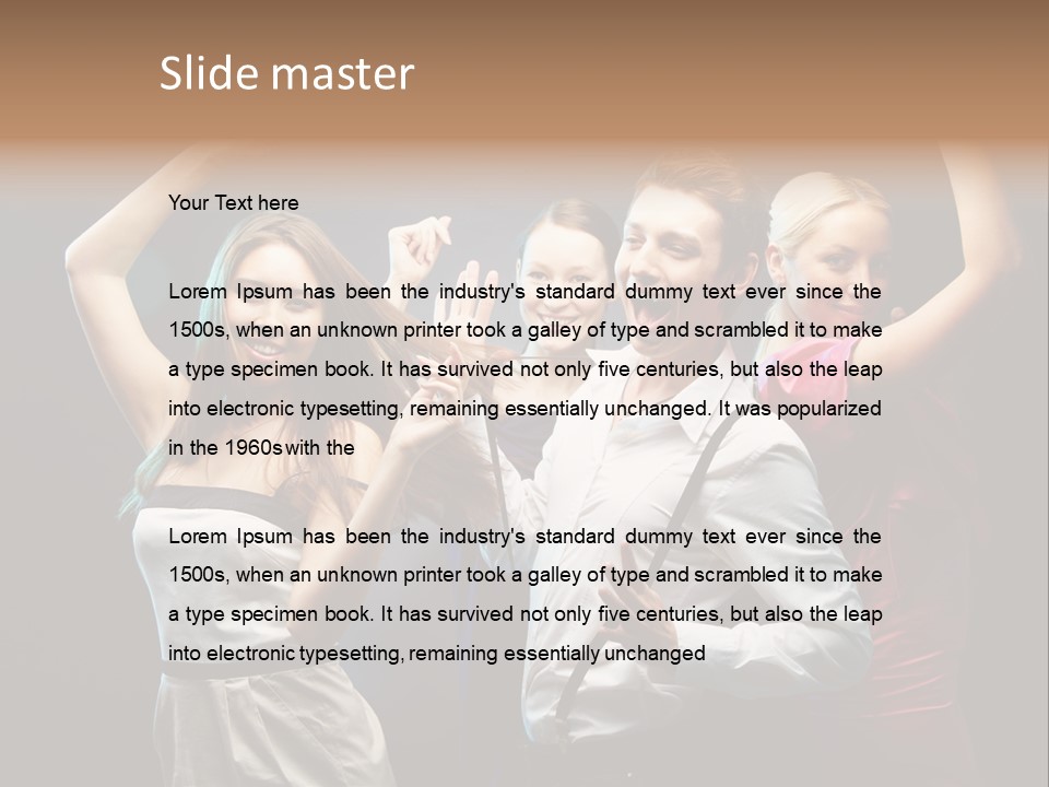 Glad Positive Energy PowerPoint Template