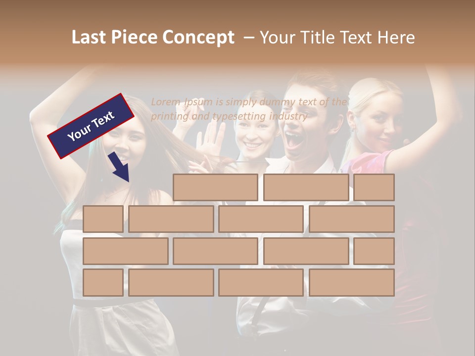 Glad Positive Energy PowerPoint Template