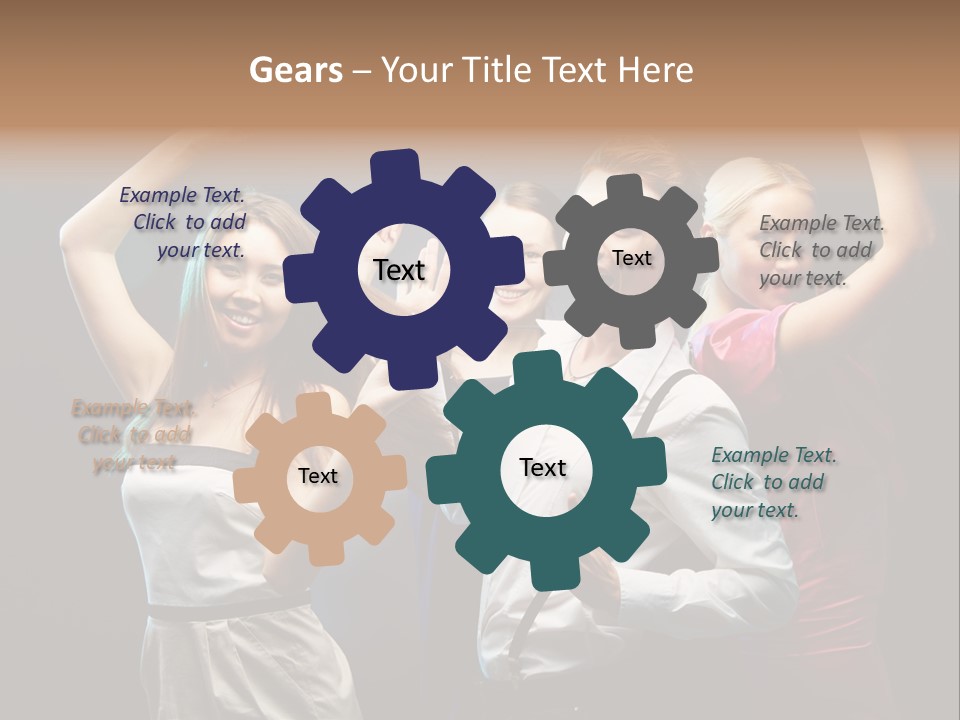 Glad Positive Energy PowerPoint Template