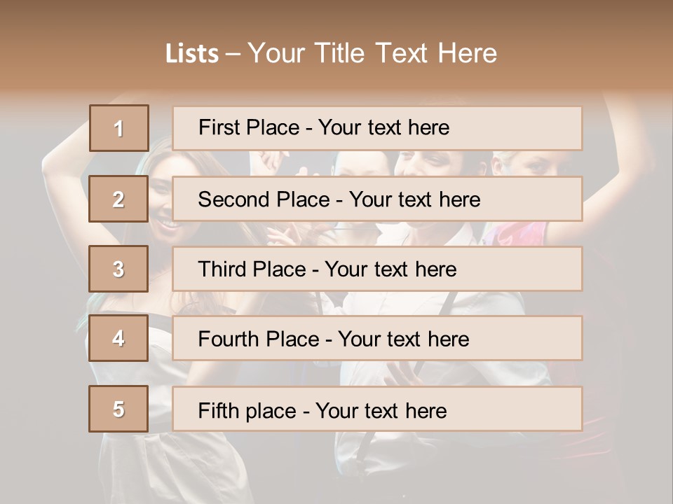 Glad Positive Energy PowerPoint Template