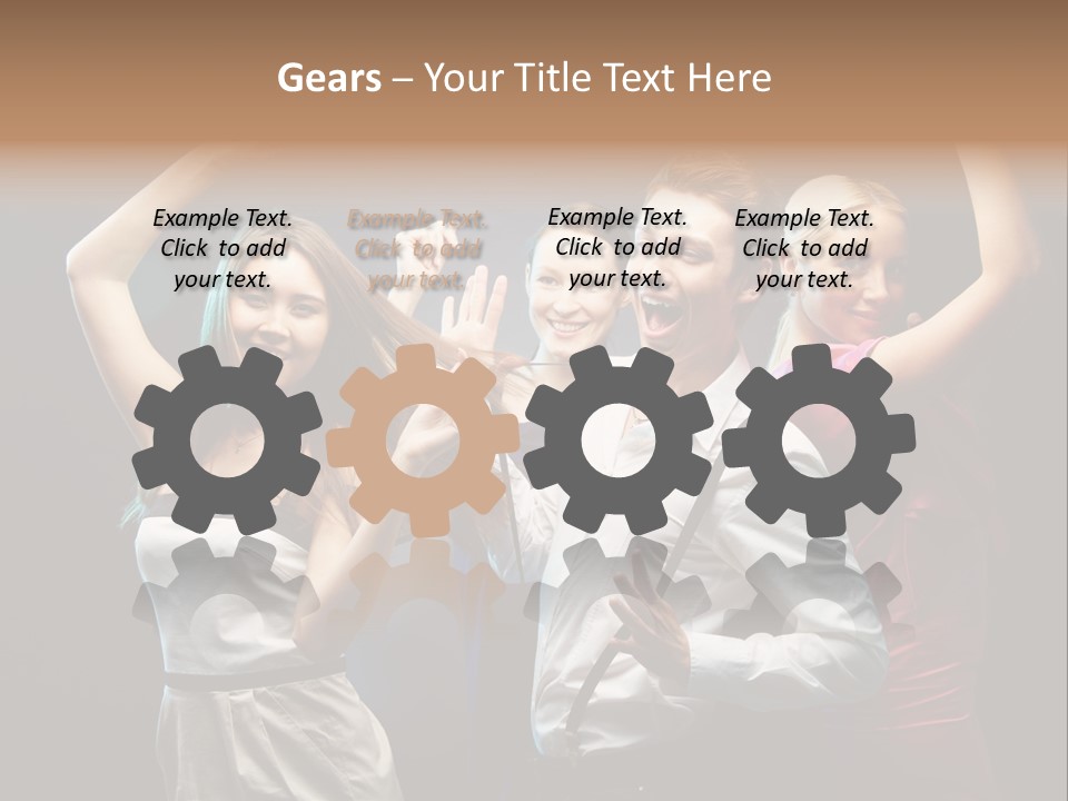 Glad Positive Energy PowerPoint Template