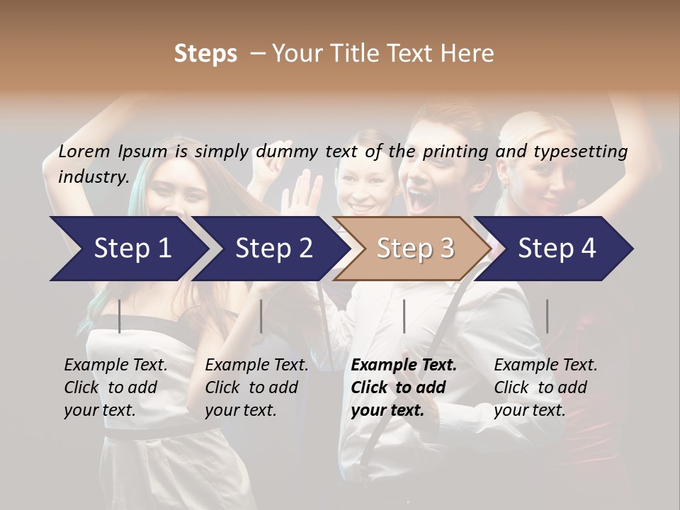 Glad Positive Energy PowerPoint Template