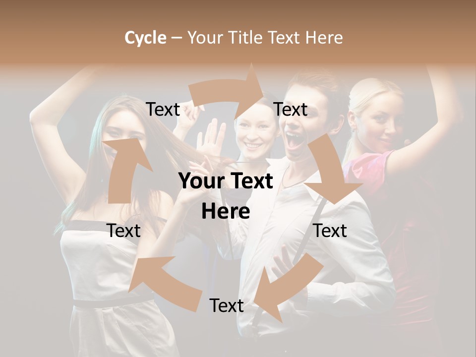 Glad Positive Energy PowerPoint Template