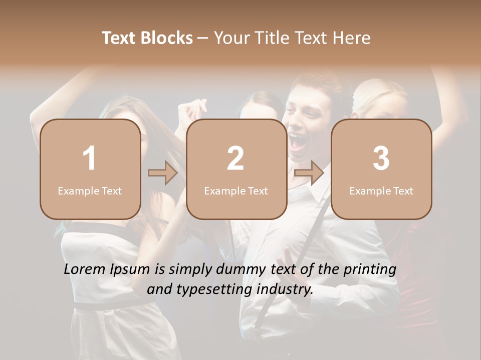 Glad Positive Energy PowerPoint Template