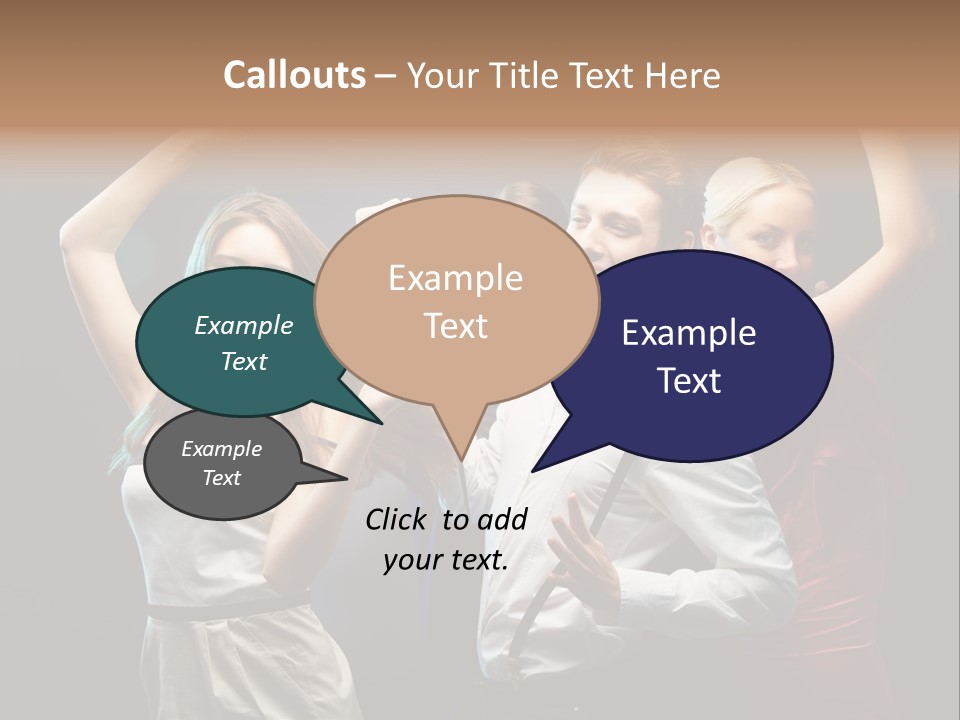 Glad Positive Energy PowerPoint Template