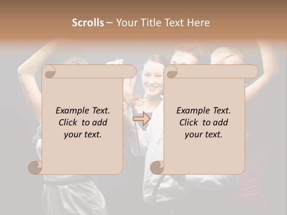 Glad Positive Energy PowerPoint Template