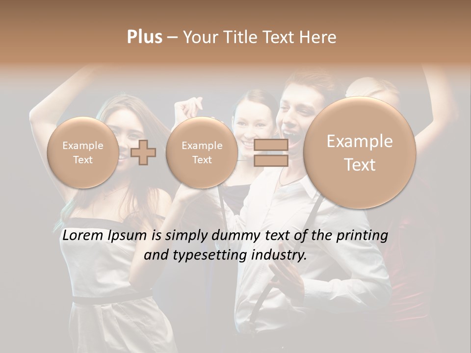 Glad Positive Energy PowerPoint Template