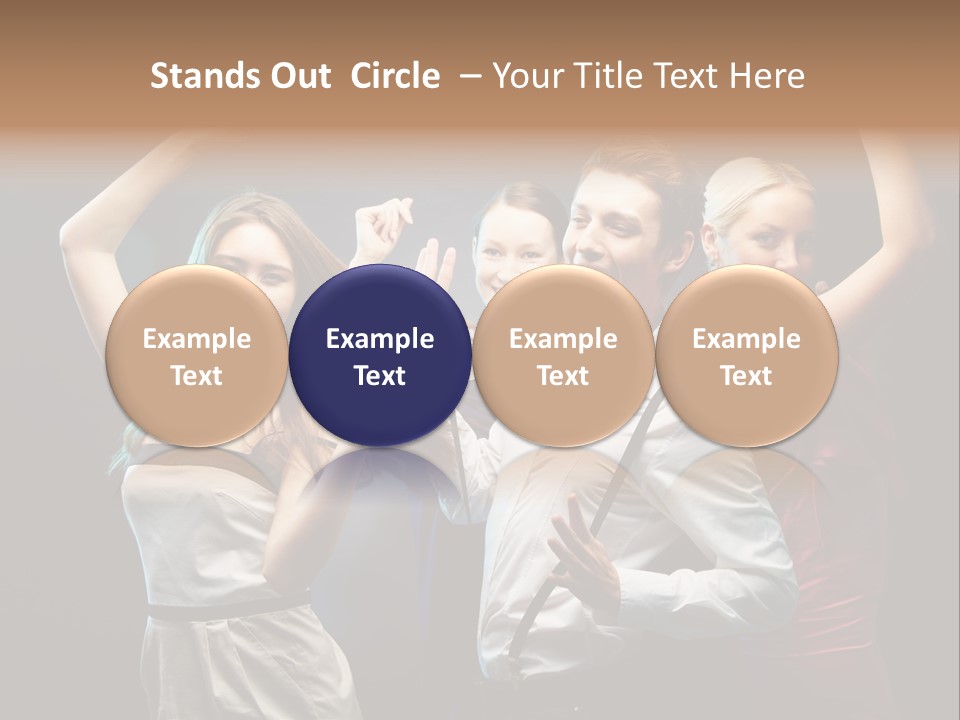 Glad Positive Energy PowerPoint Template