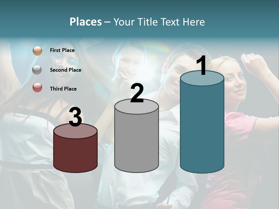 Girlfriend Nightlife Clubber PowerPoint Template