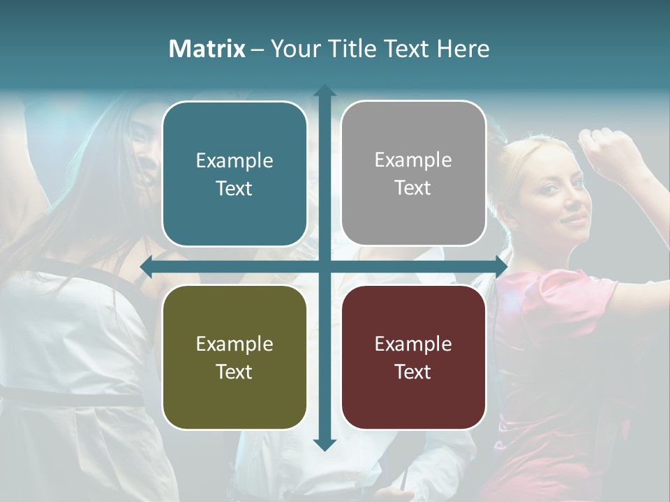 Girlfriend Nightlife Clubber PowerPoint Template