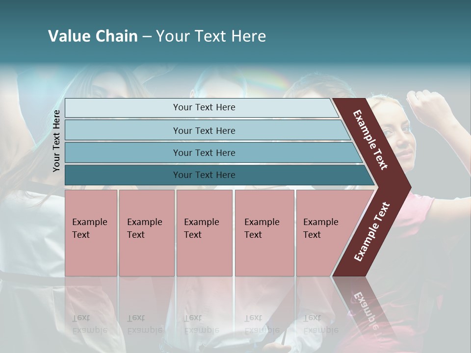 Girlfriend Nightlife Clubber PowerPoint Template