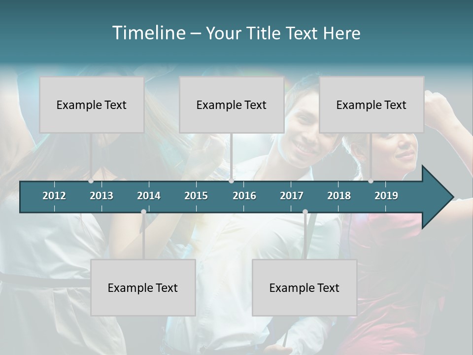 Girlfriend Nightlife Clubber PowerPoint Template