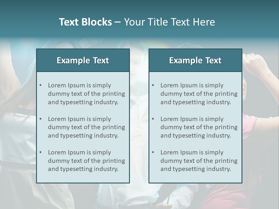 Girlfriend Nightlife Clubber PowerPoint Template