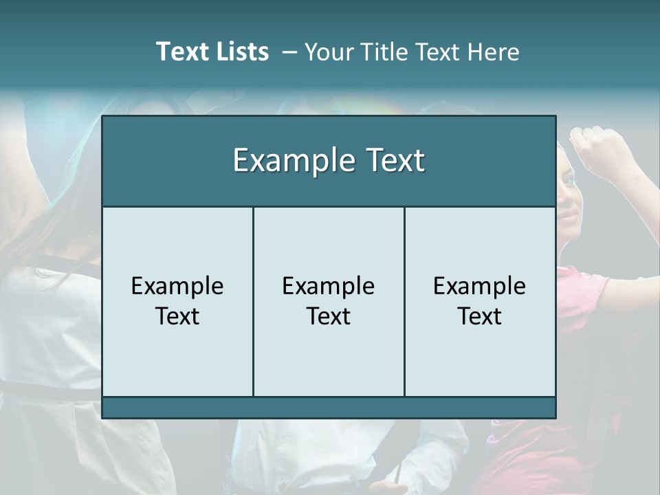 Girlfriend Nightlife Clubber PowerPoint Template