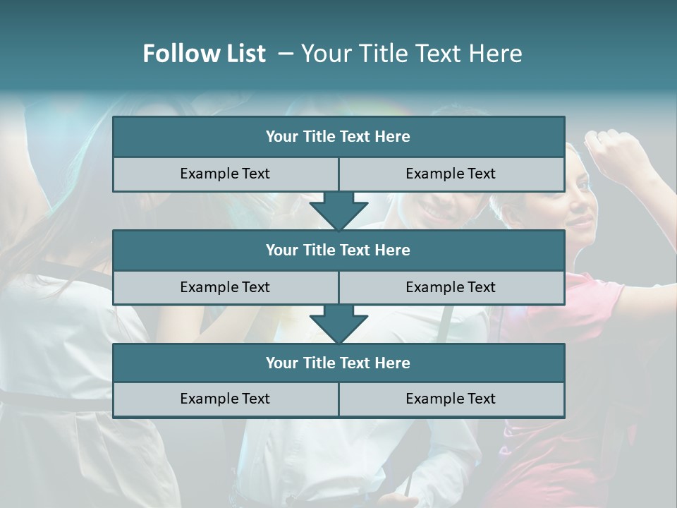 Girlfriend Nightlife Clubber PowerPoint Template