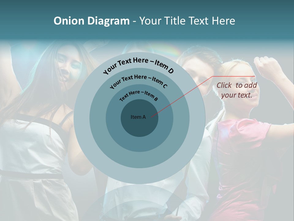 Girlfriend Nightlife Clubber PowerPoint Template