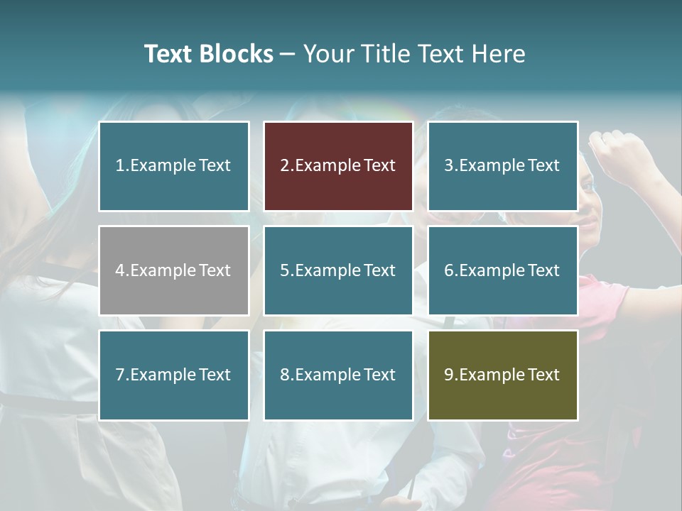 Girlfriend Nightlife Clubber PowerPoint Template