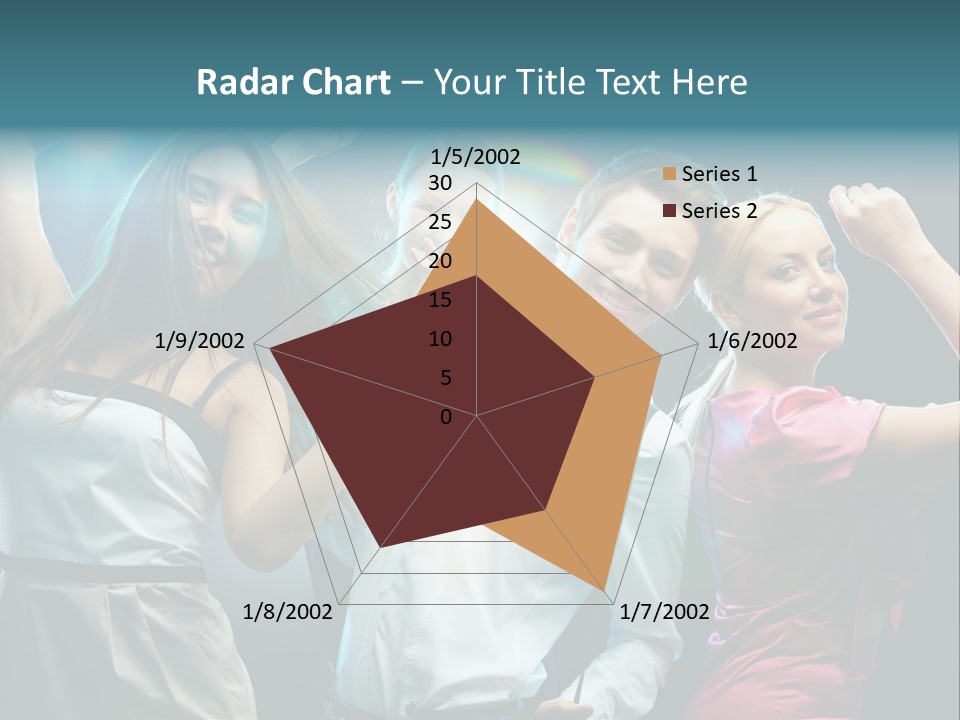 Girlfriend Nightlife Clubber PowerPoint Template