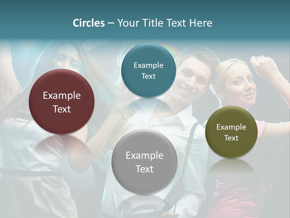 Girlfriend Nightlife Clubber PowerPoint Template