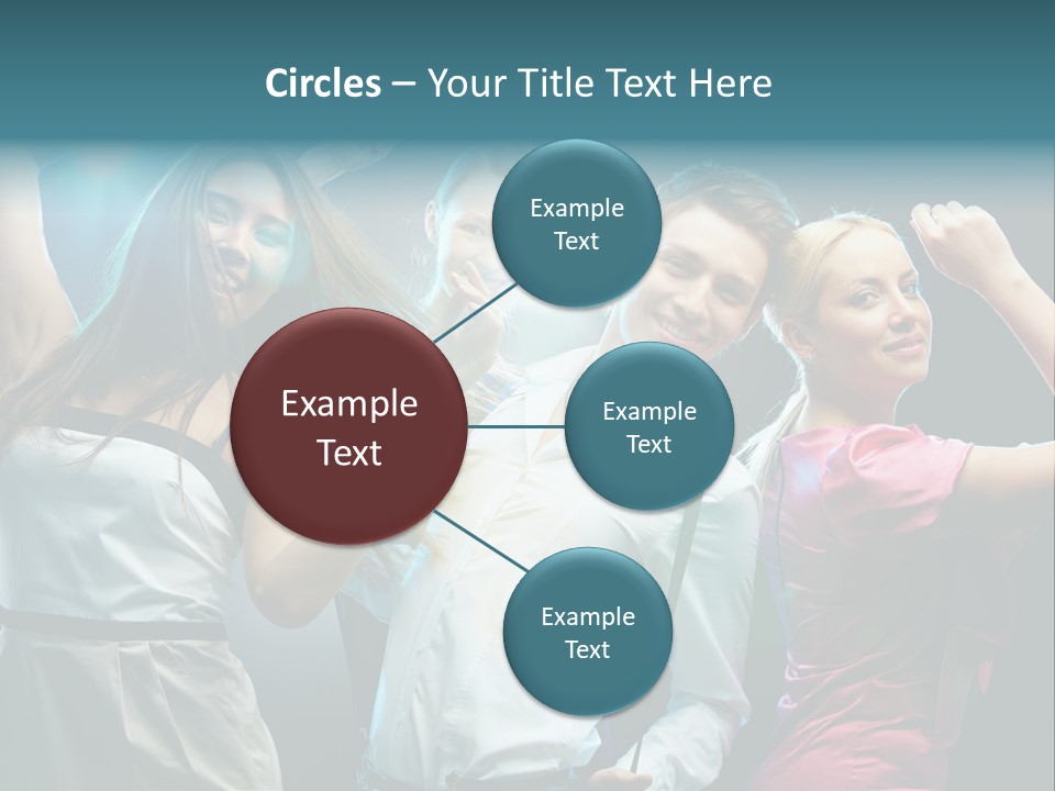 Girlfriend Nightlife Clubber PowerPoint Template