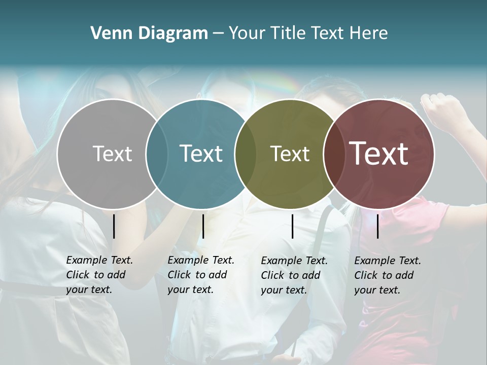 Girlfriend Nightlife Clubber PowerPoint Template