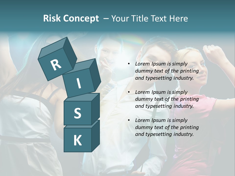 Girlfriend Nightlife Clubber PowerPoint Template