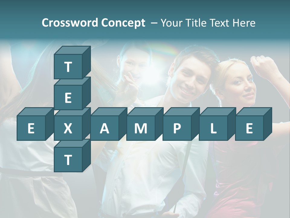 Girlfriend Nightlife Clubber PowerPoint Template