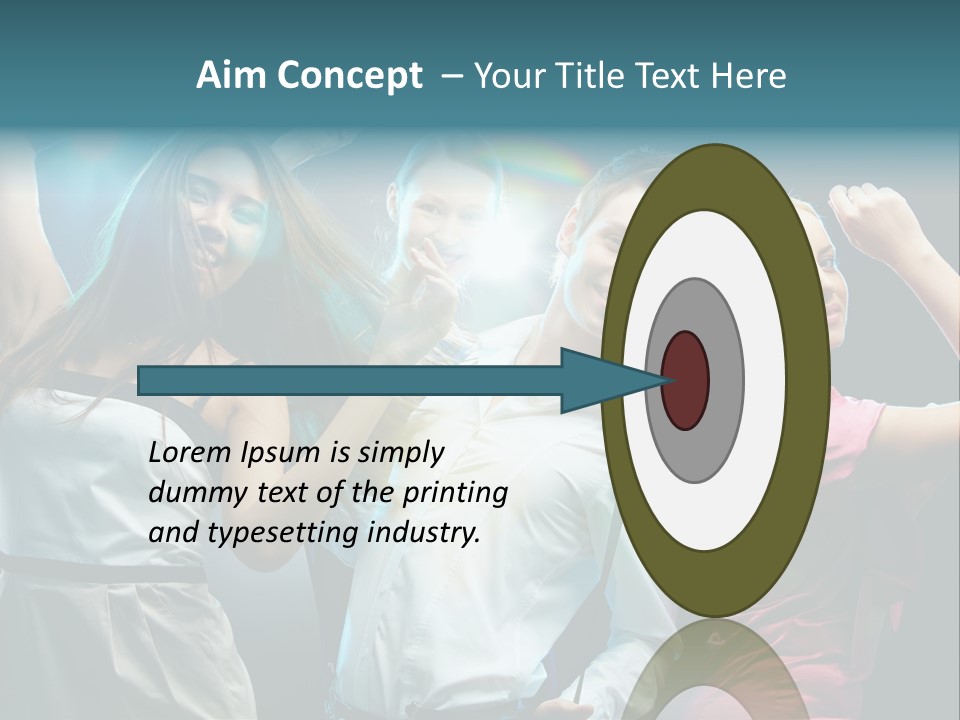 Girlfriend Nightlife Clubber PowerPoint Template