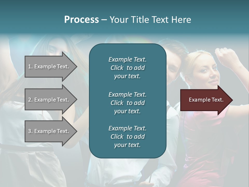 Girlfriend Nightlife Clubber PowerPoint Template
