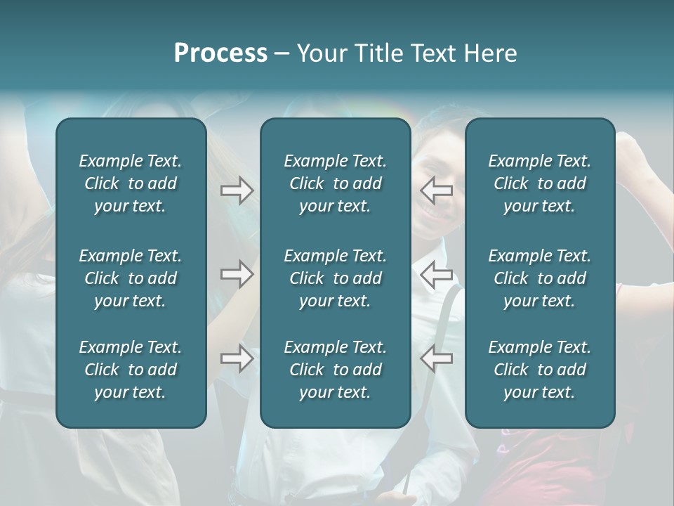 Girlfriend Nightlife Clubber PowerPoint Template