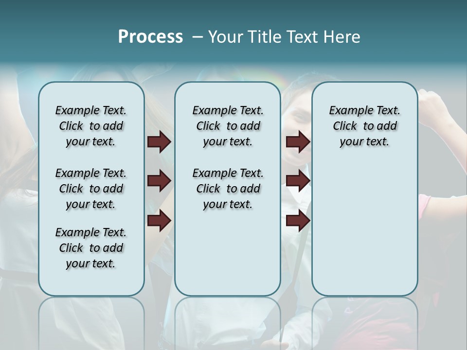 Girlfriend Nightlife Clubber PowerPoint Template