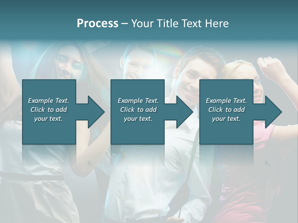 Girlfriend Nightlife Clubber PowerPoint Template