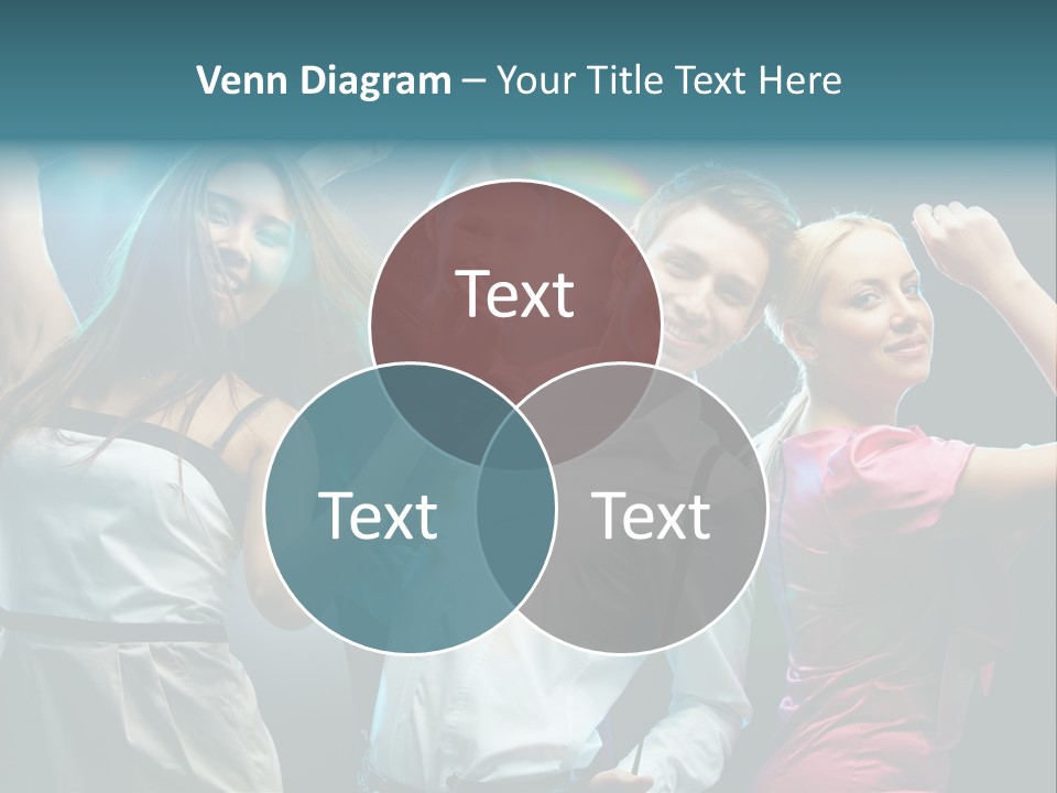 Girlfriend Nightlife Clubber PowerPoint Template