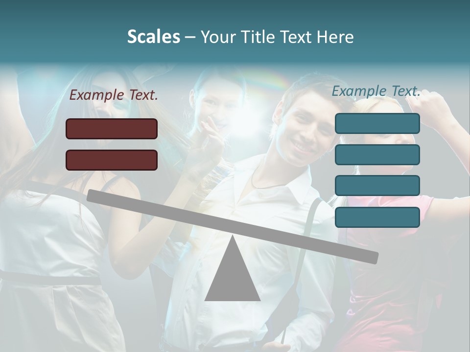 Girlfriend Nightlife Clubber PowerPoint Template